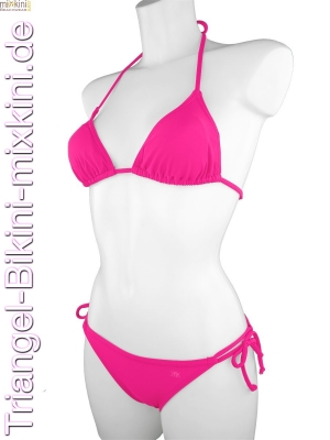 Triangel Bikini pink, pinke Triangel Mixkinis