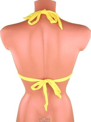 Bikini Neckholder Top in gelb - Neckholder CAPRI