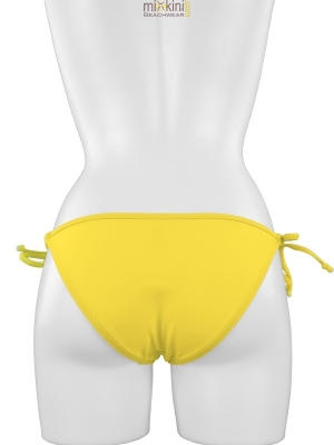 Triangel Bikini Hose gelb, gelben Triangel einzeln