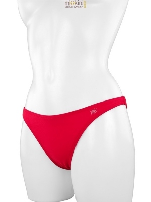 rote Tanga Bikinihose mit hohem Beinausschnitt CANCUN