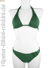 Bikini-Hipster-Neckholder-Set khaki-grn