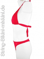 Bikini-String-Neckholder-Set in rot