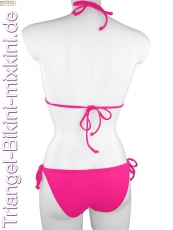 Triangel Bikini pink, pinke Triangel Mixkinis
